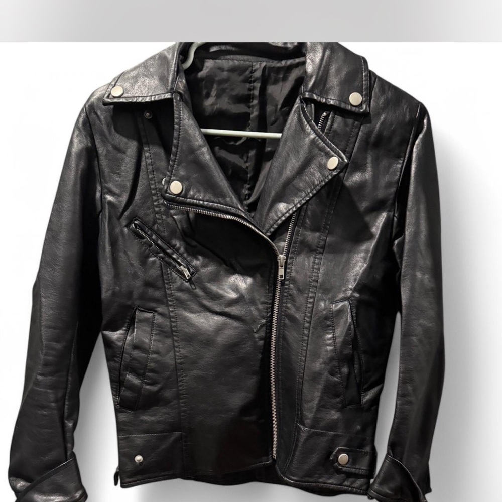 Women's Black Leather Jacket